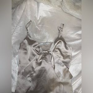 Abercrombie and Fitch tie front top